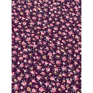 Vintage Floral Cotton Fabric 3/4 Yard by 54" Wide Sewing Quilting